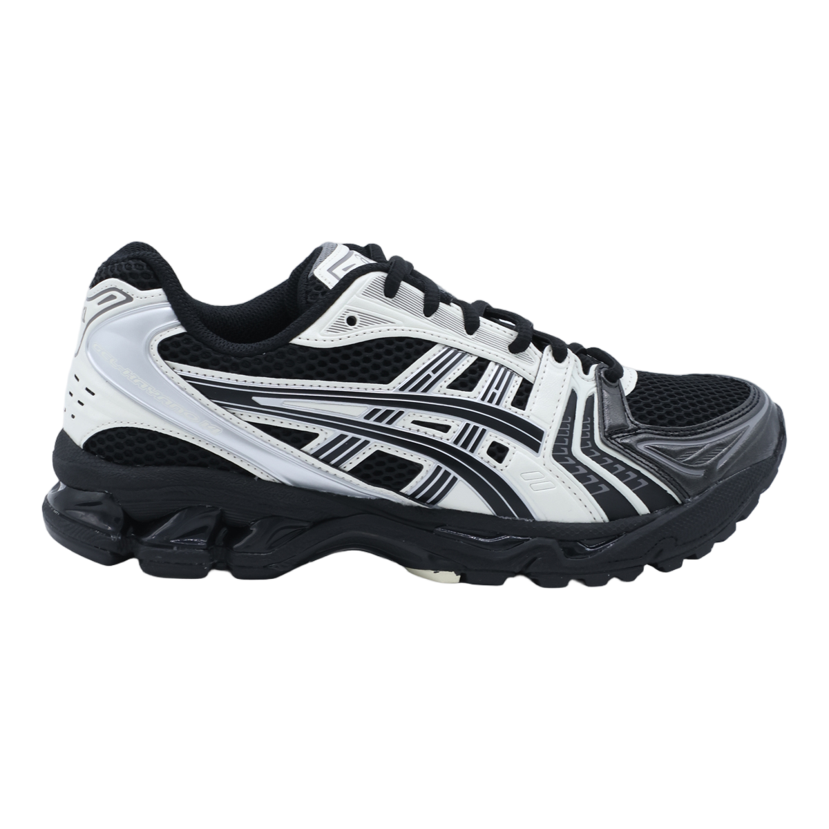 Asics Dynamic Black Mesh Sneakers with Sculpted Heel Zwart