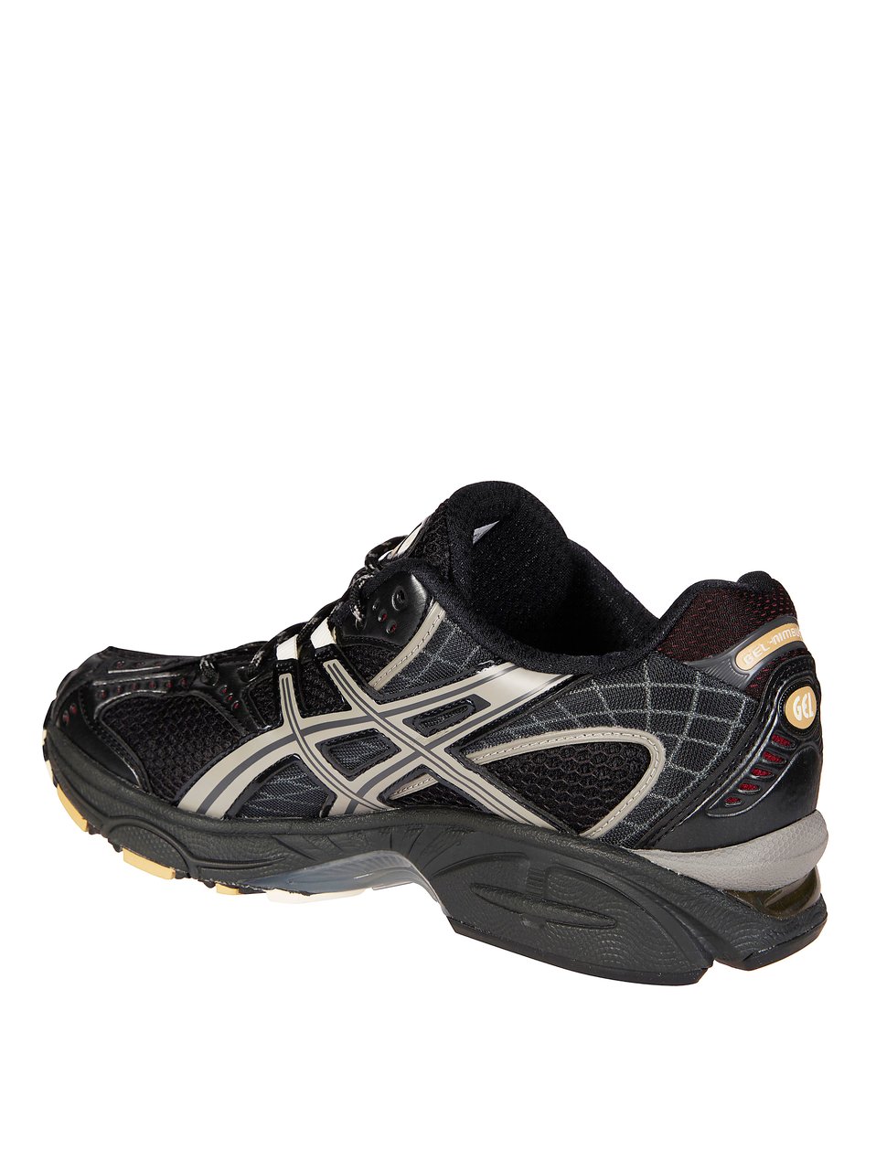 Asics Black Gel-Nimbus 10.1 Mesh Sneakers Grijs