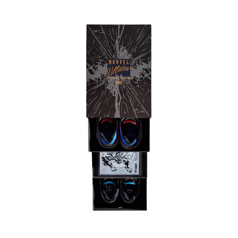 Asics ASICS GT-2160 Kith Marvel Villains Spider-Man/Venom Battle Spectra Pack Sealed Box (Comic Included) Divers