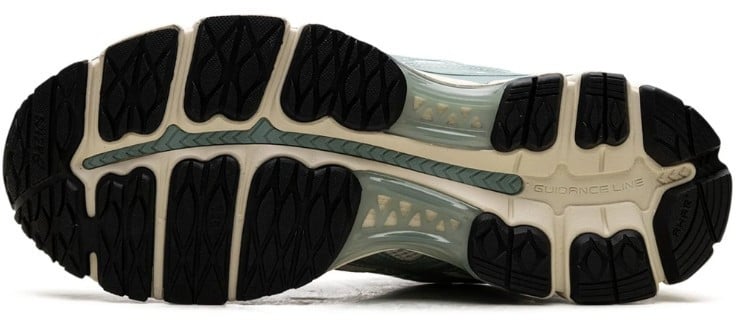 Asics ASICS Gel-Kayano 12.1 Kith Cream Sage Zwart