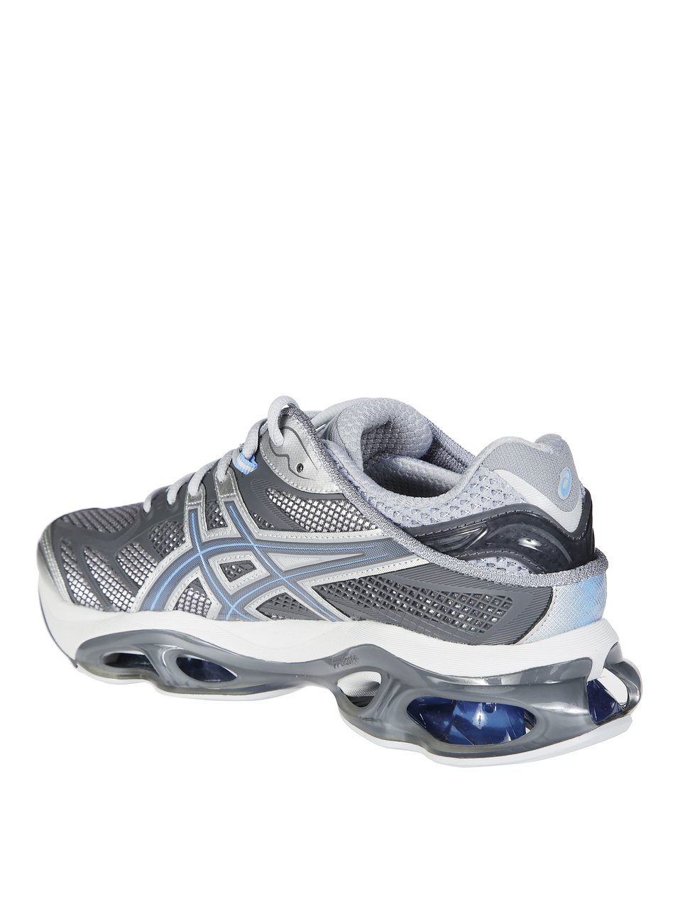 Asics Grey Gel-Kinetic 2.0 Mesh Sneakers Grijs