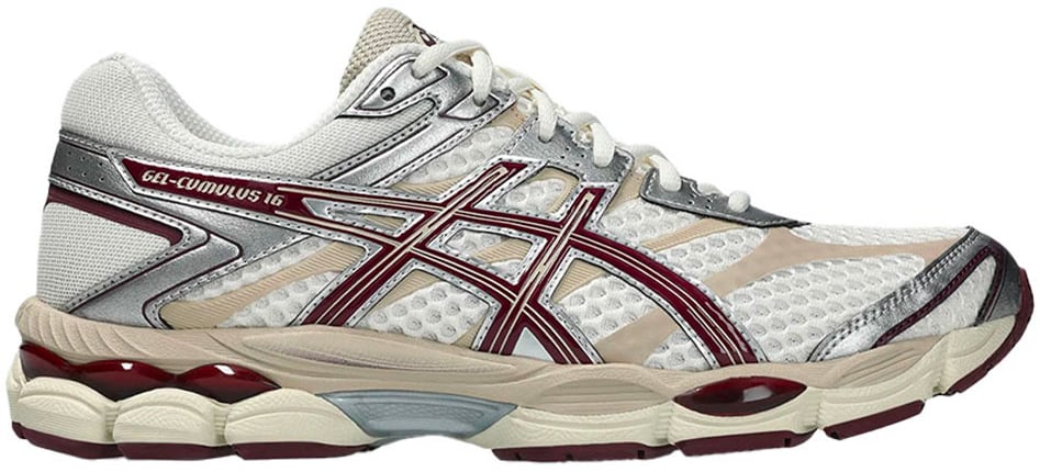 asics gel cumulus 16 mesh cream beniimo purple Beige
