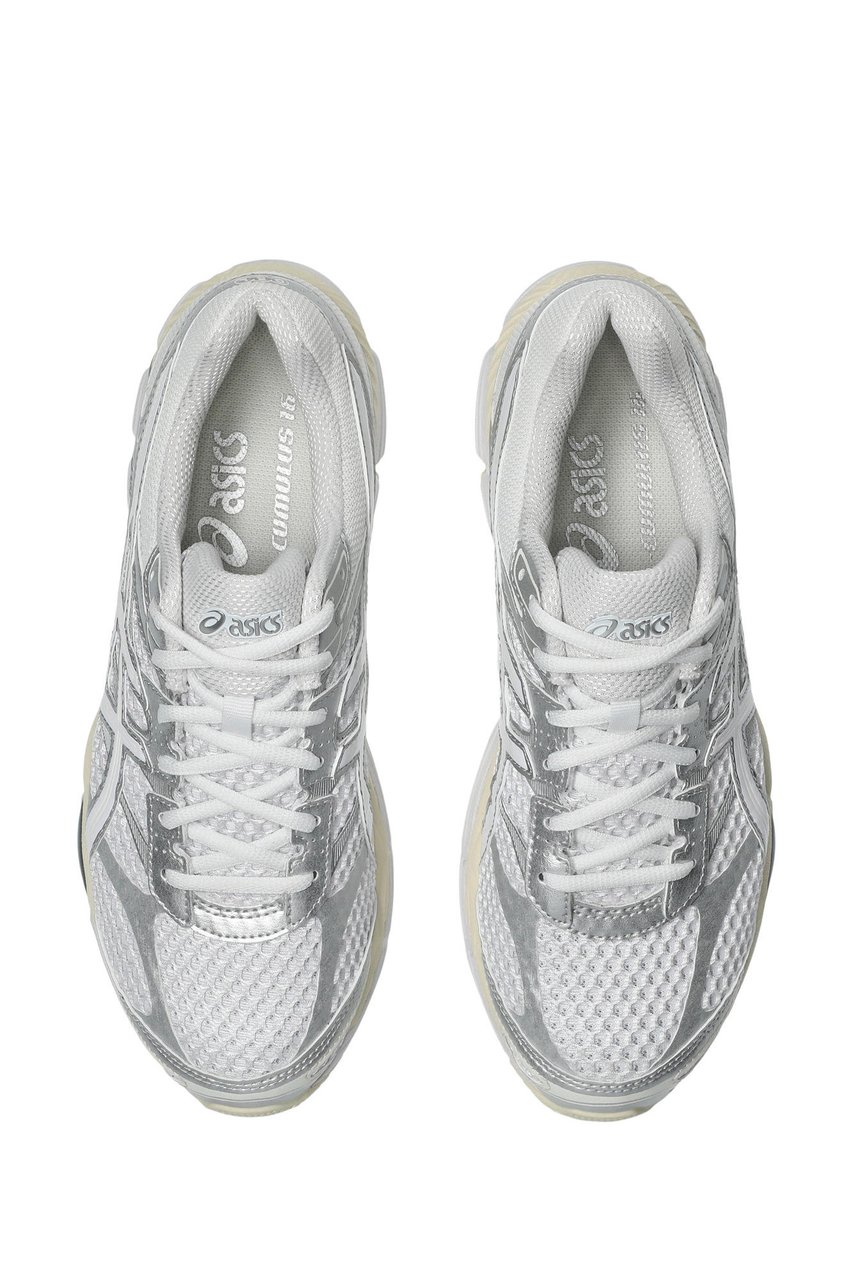 Asics White Silver Gel-Cumulus 16 Sneakers Wit