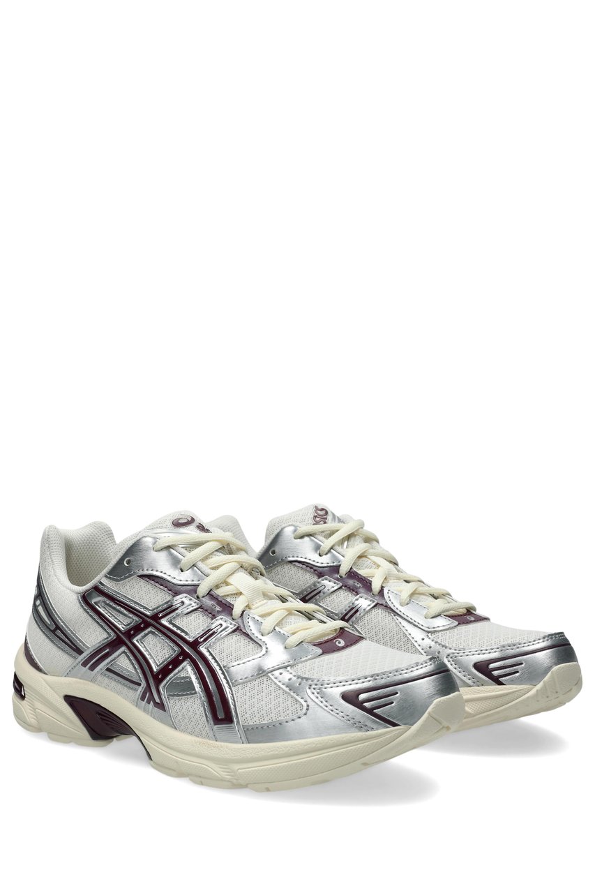 Asics White Gel-1130 Retro Running Sneakers Grijs