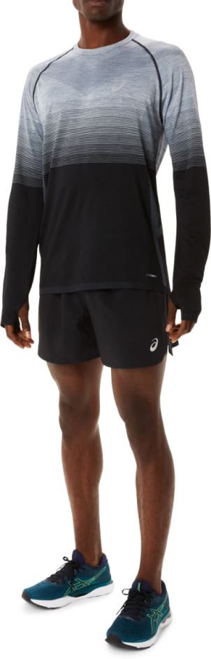Asics Seamless LS Hardloop Zwart