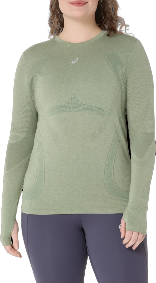 Asics Road Seamless LS Groen