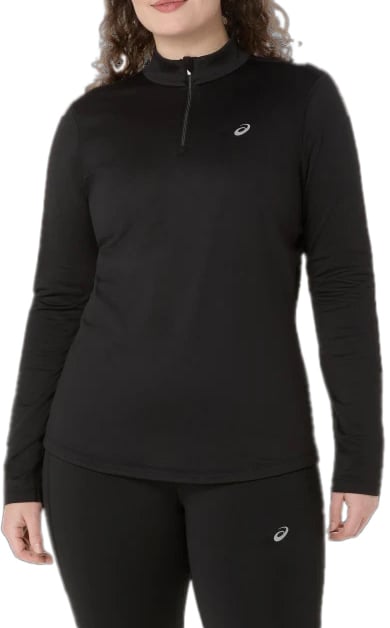 Asics Core LS 1/2 Zip Zwart