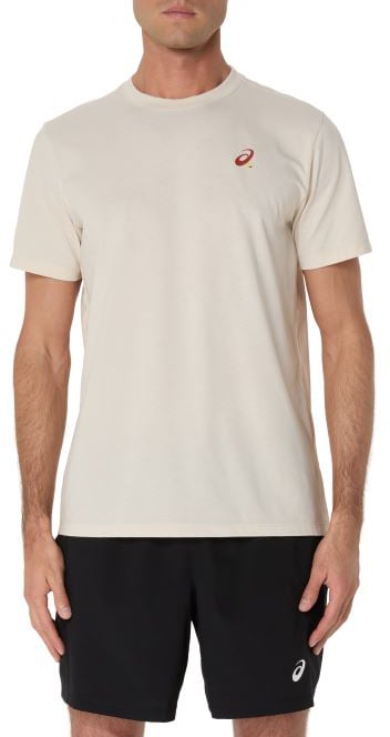 Asics Court Graphic SS Beige