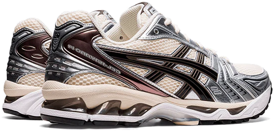 Asics ASICS Gel-Kayano 14 Cream Black Metallic Plum Grijs