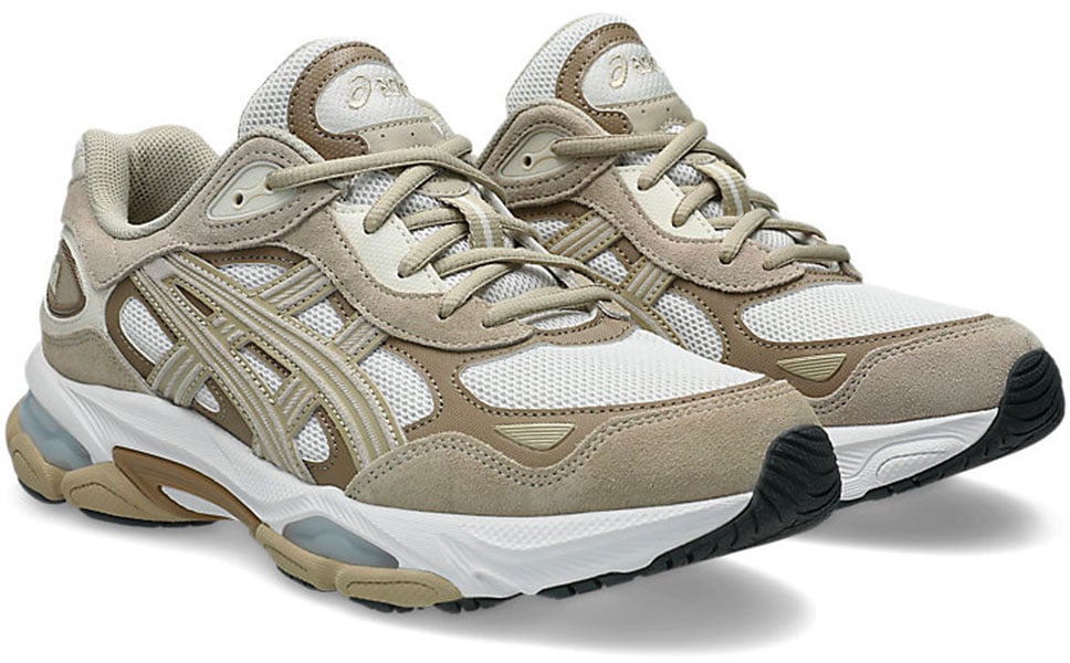 asics gel nyc 2 0 mesh blanc beige Beige