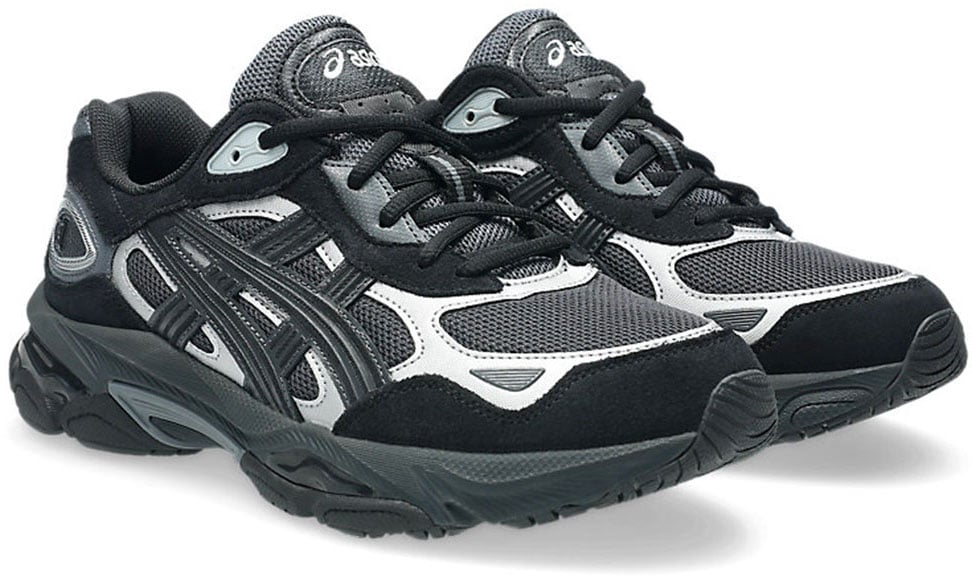 asics gel nyc 2 0 mesh gris anthracite Zwart