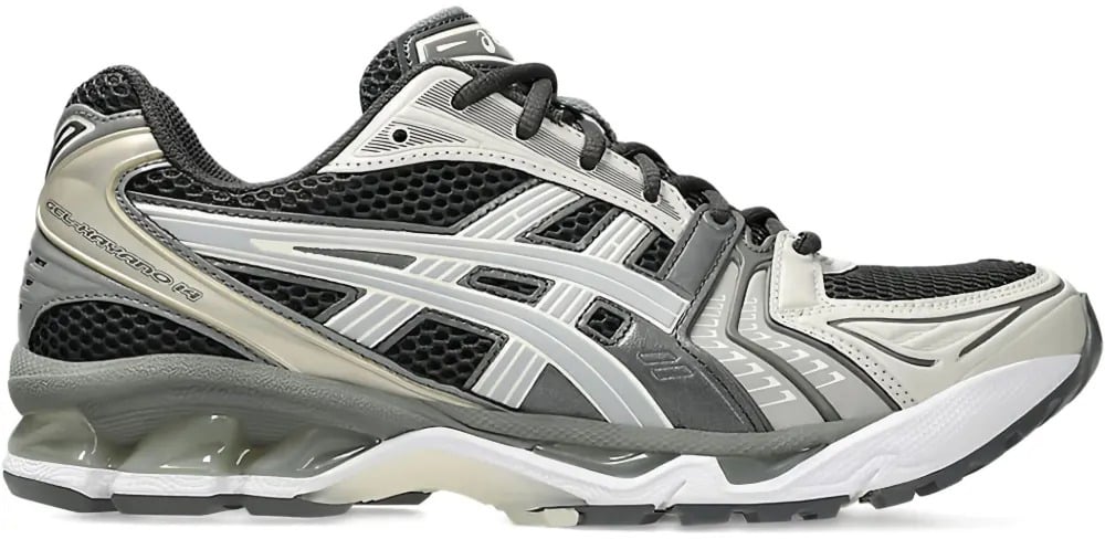 Asics baskets gel kayano 14 obsidian grey cement grey Grijs