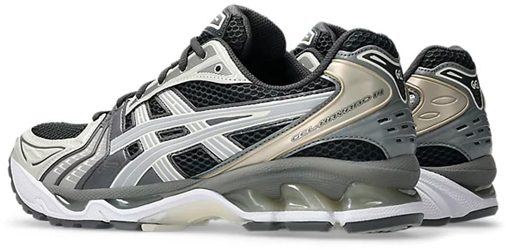Asics baskets gel kayano 14 obsidian grey cement grey Grijs