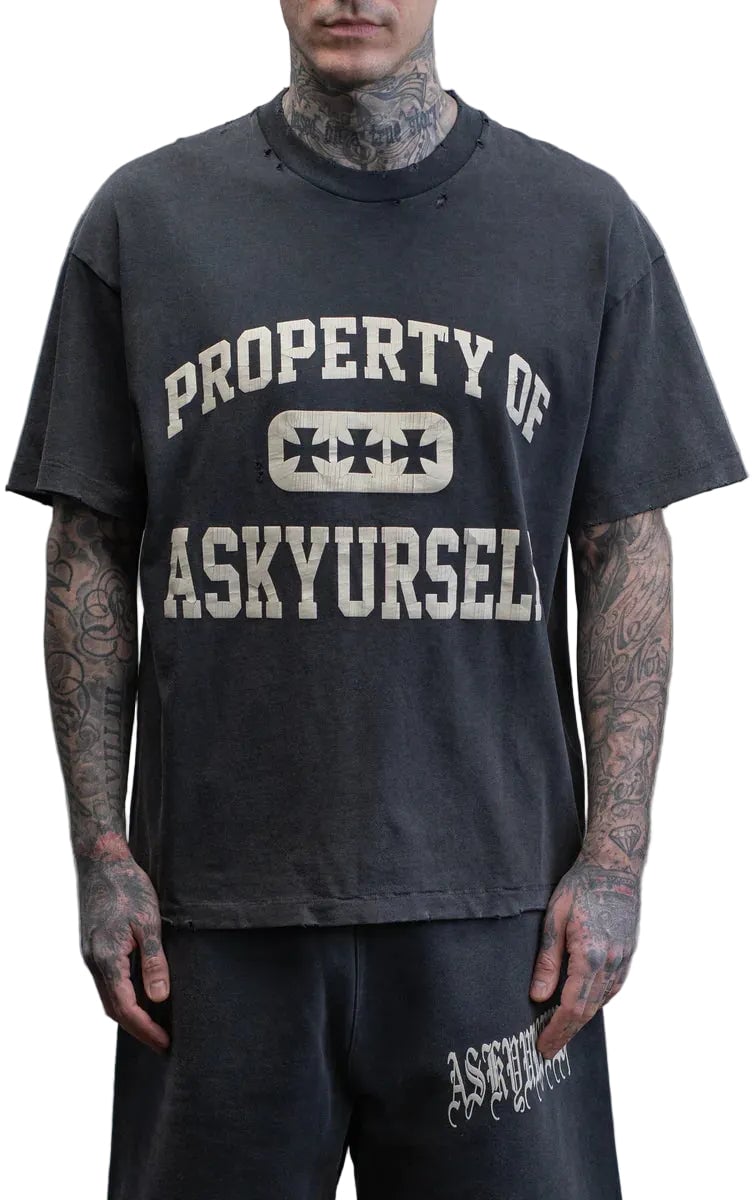 ASKYURSELF PROPERTY T VINTAGE BLACK Divers