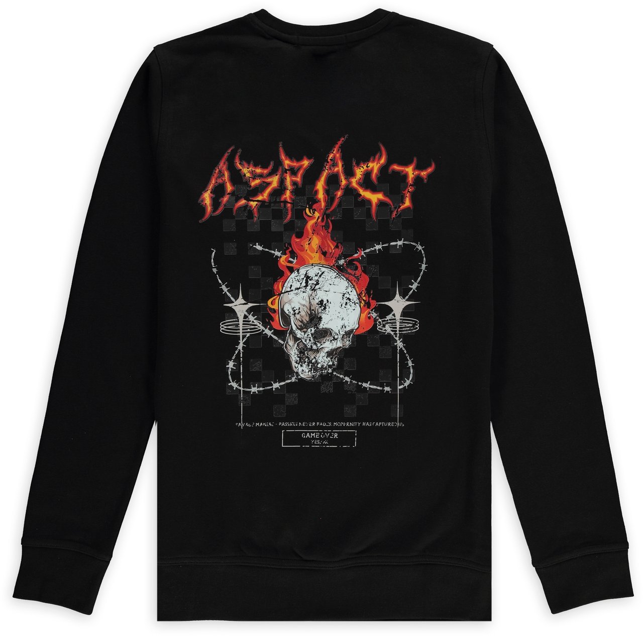 ASPACT Game Over Sweater Black Zwart