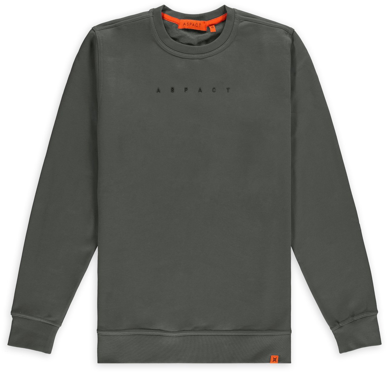 ASPACT Cody Crewneck Storm Front Grijs