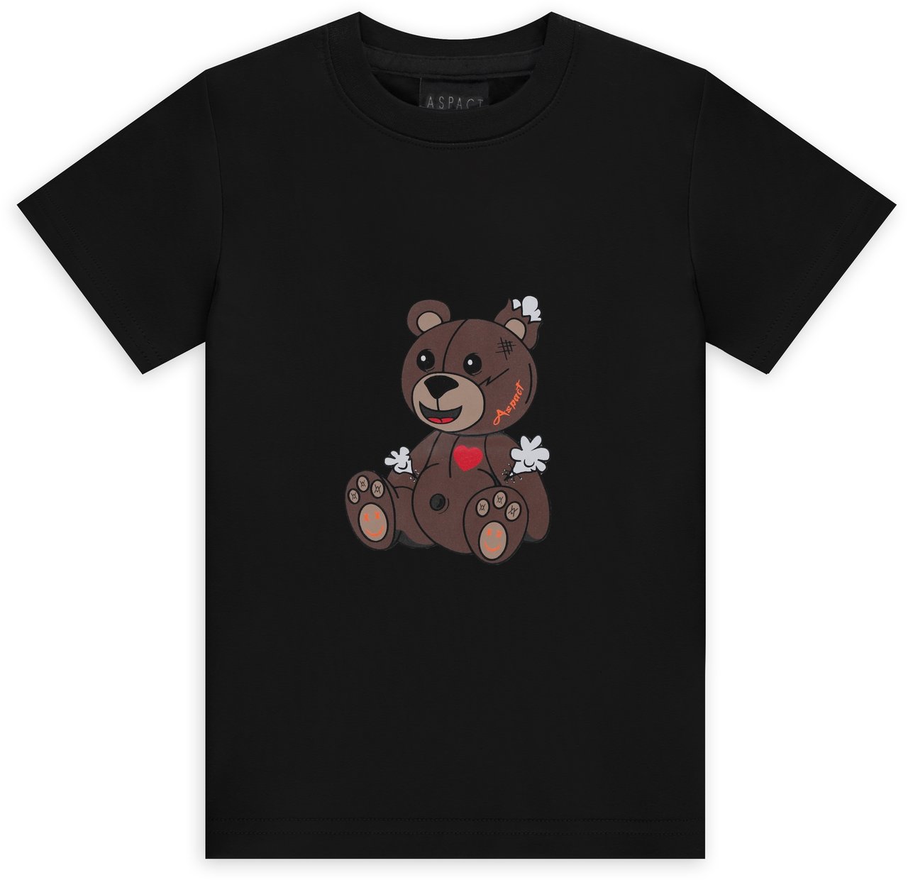 ASPACT Kids Teddy Tee Black Zwart