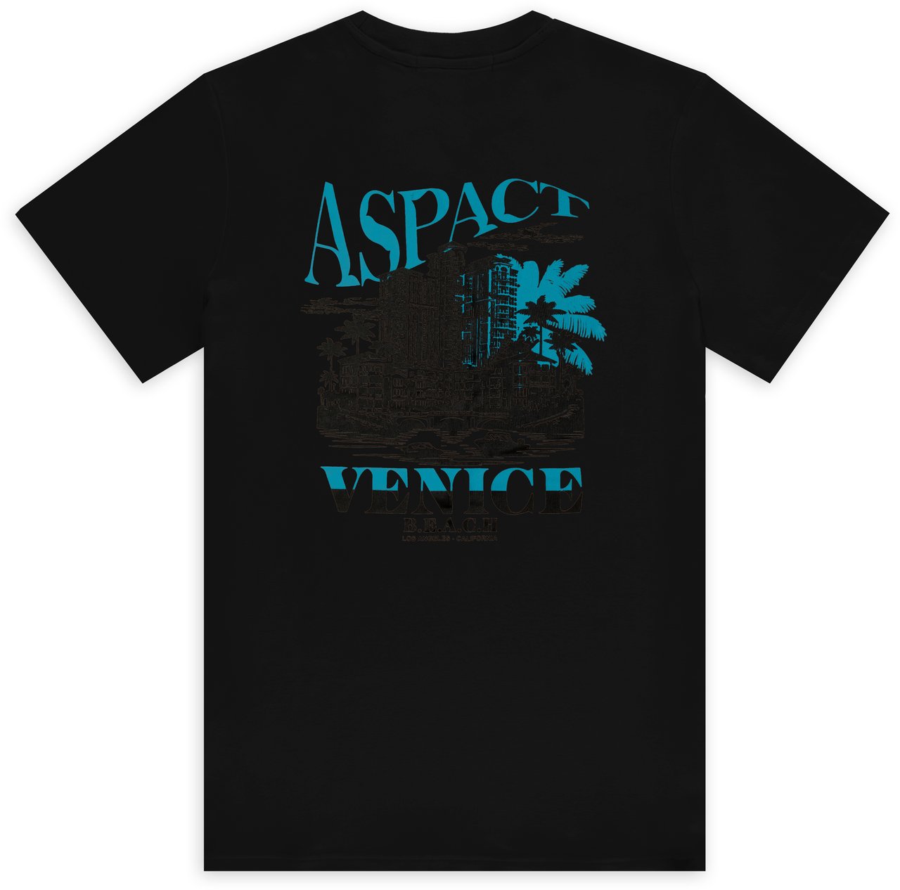 ASPACT Malika Tee Black Zwart