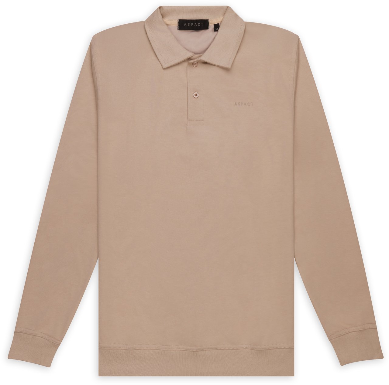 ASPACT Luke LS Polo Taupe Taupe