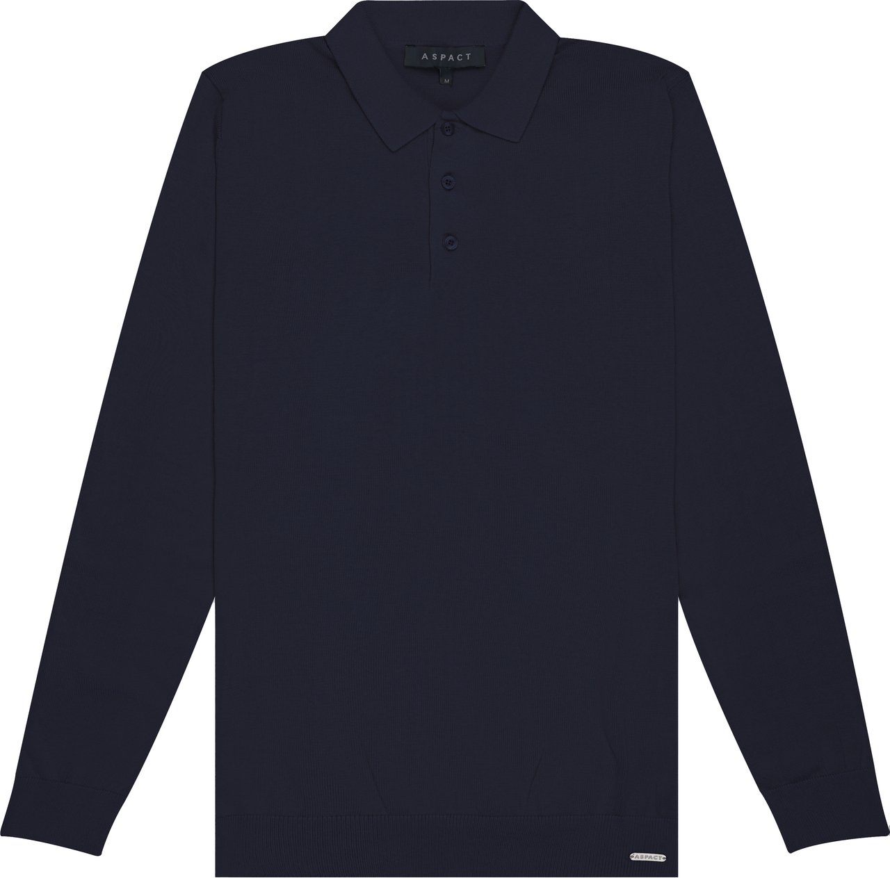 ASPACT Meadow Polo Sweater Navy Blauw