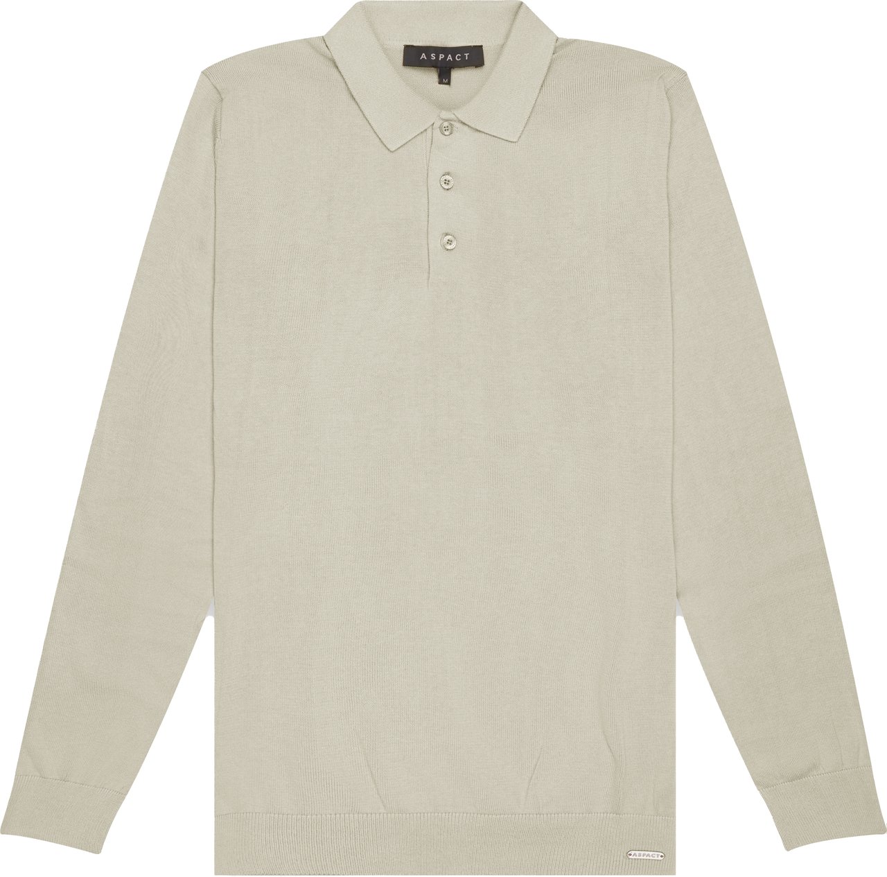 ASPACT Meadow Polo Sweater Grey Grijs