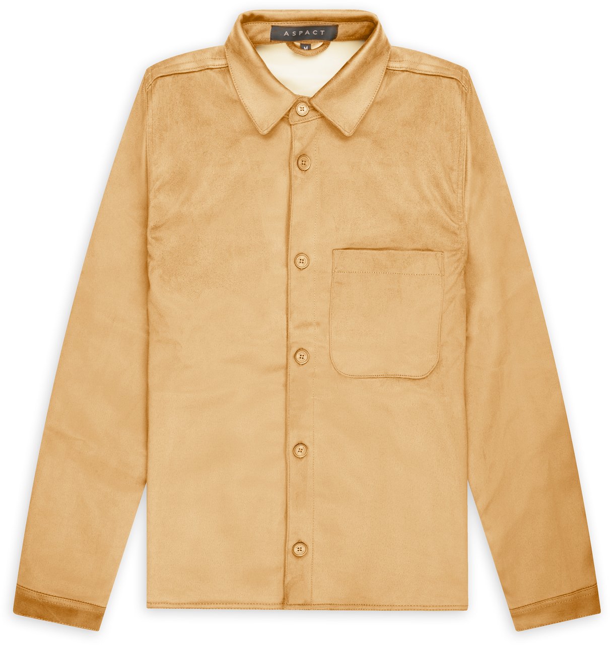 ASPACT Aspact Suede Overshirt Sand Beige