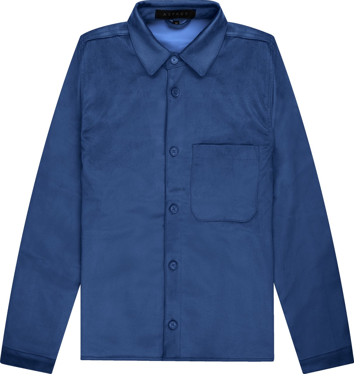 Aspact Overshirt Blue Blauw