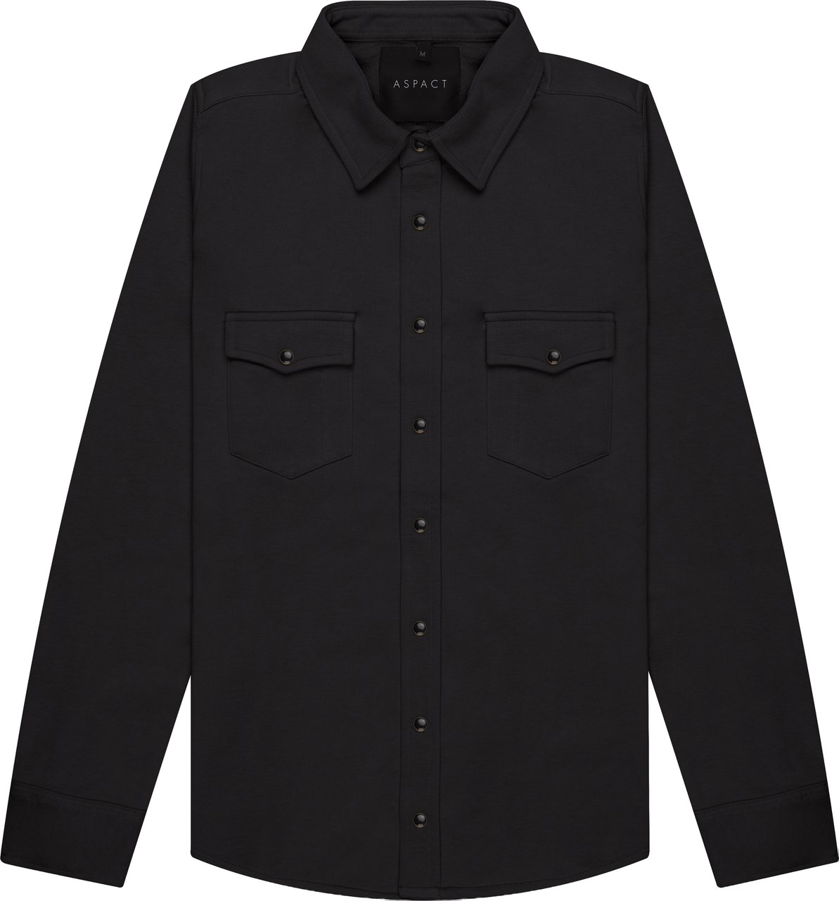 ASPACT Emil Overshirt Black Zwart