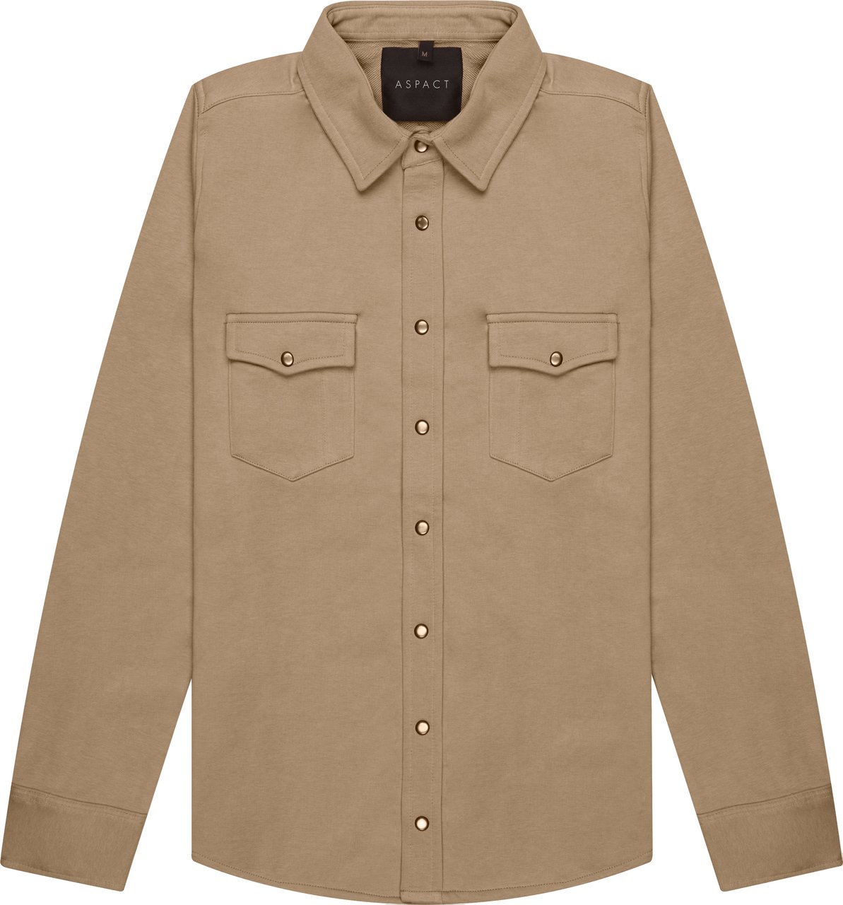 ASPACT Emil Overshirt Taupe Taupe