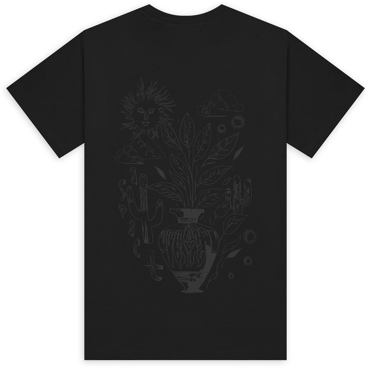 ASPACT Eben Tee Black Zwart