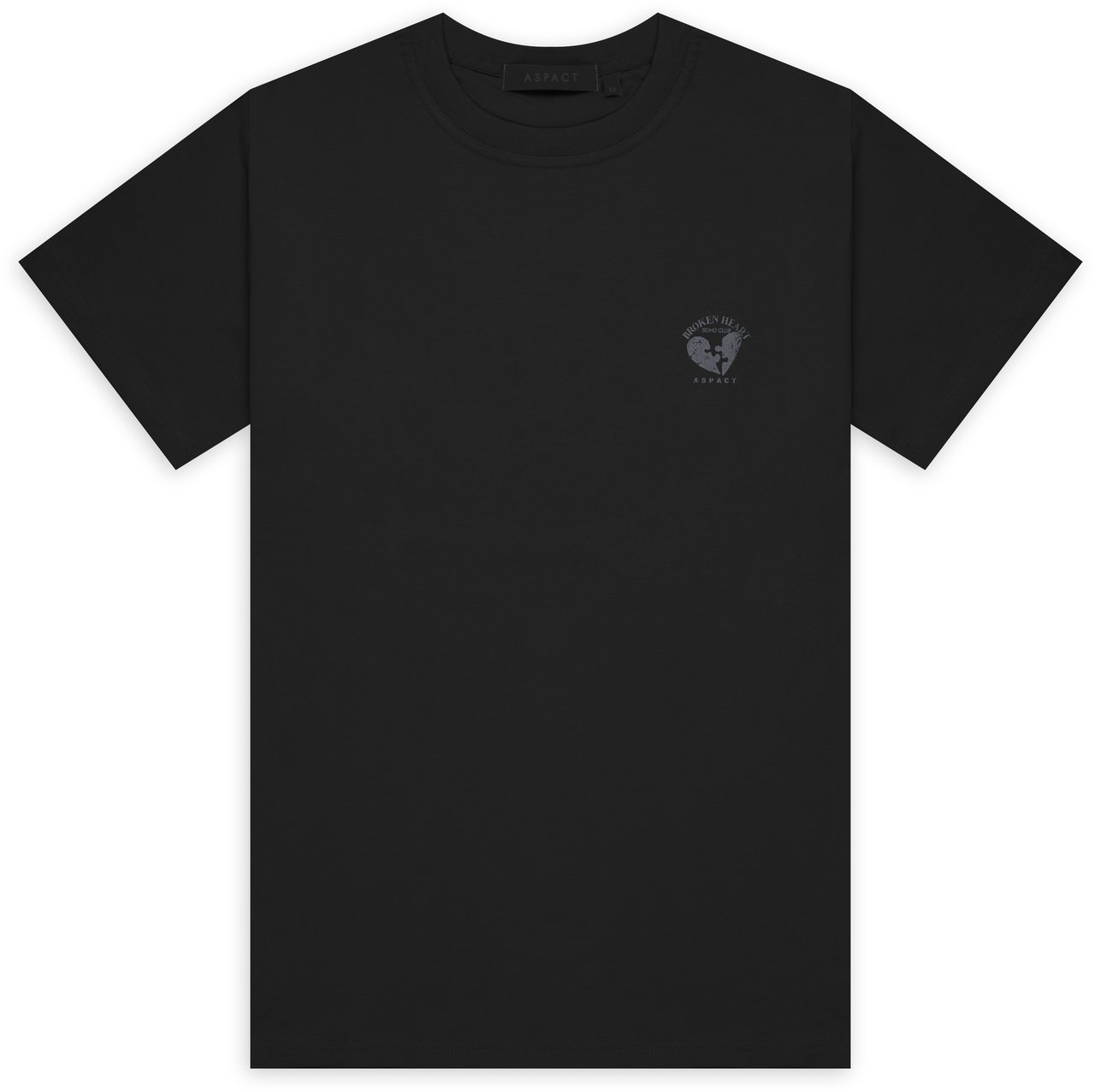 ASPACT Zorian Tee Black Zwart