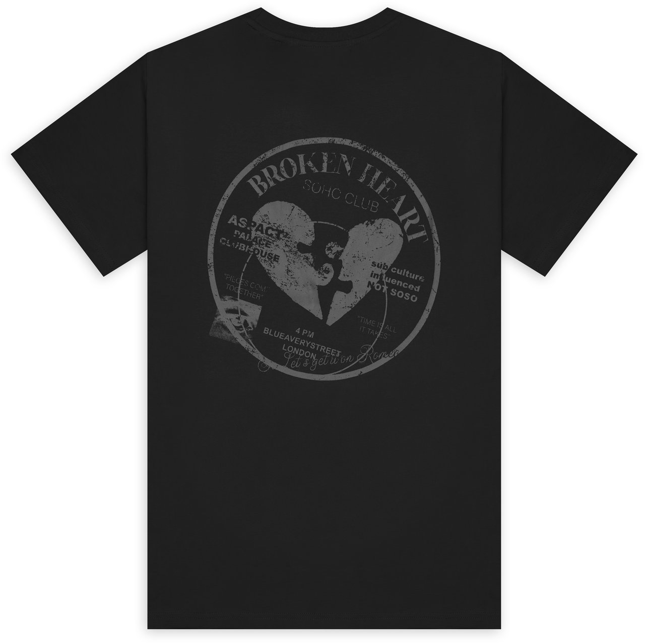 ASPACT Zorian Tee Black Zwart