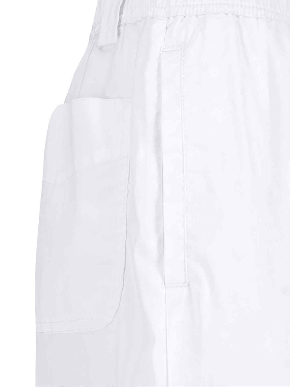 Aspesi Wide Cotton Blend Trousers – White Wit