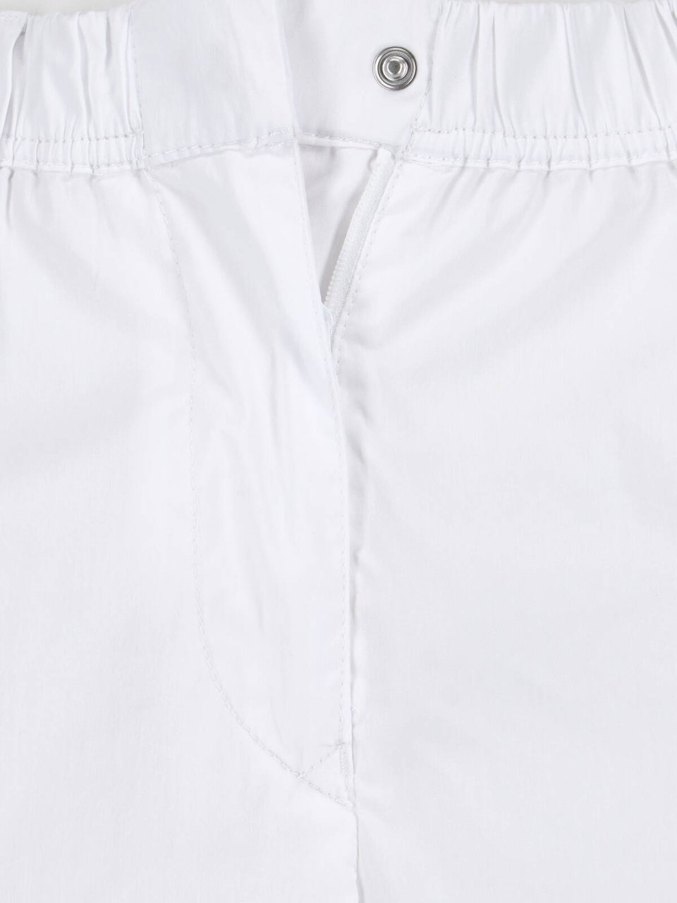 Aspesi Wide Cotton Blend Trousers – White Wit