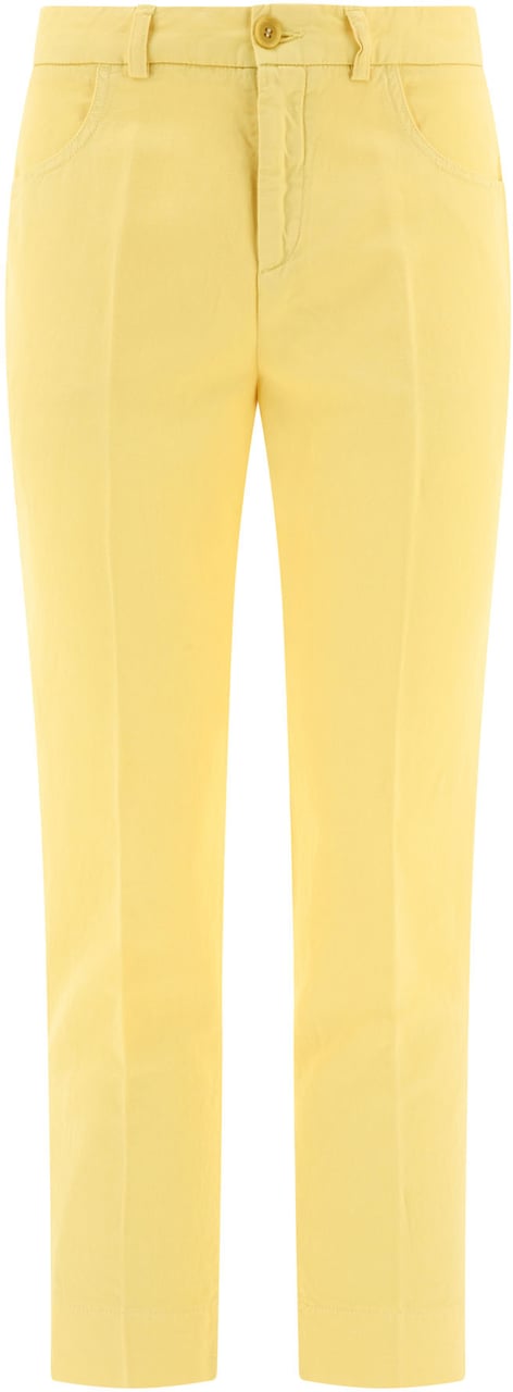 Aspesi Pantaloni a gamba dritta Geel