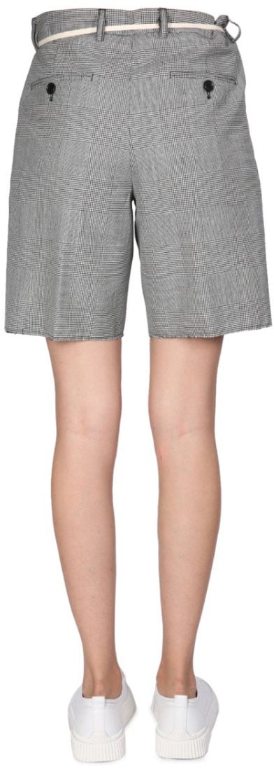Aspesi Stretch Flannel Bermuda Shorts Grijs