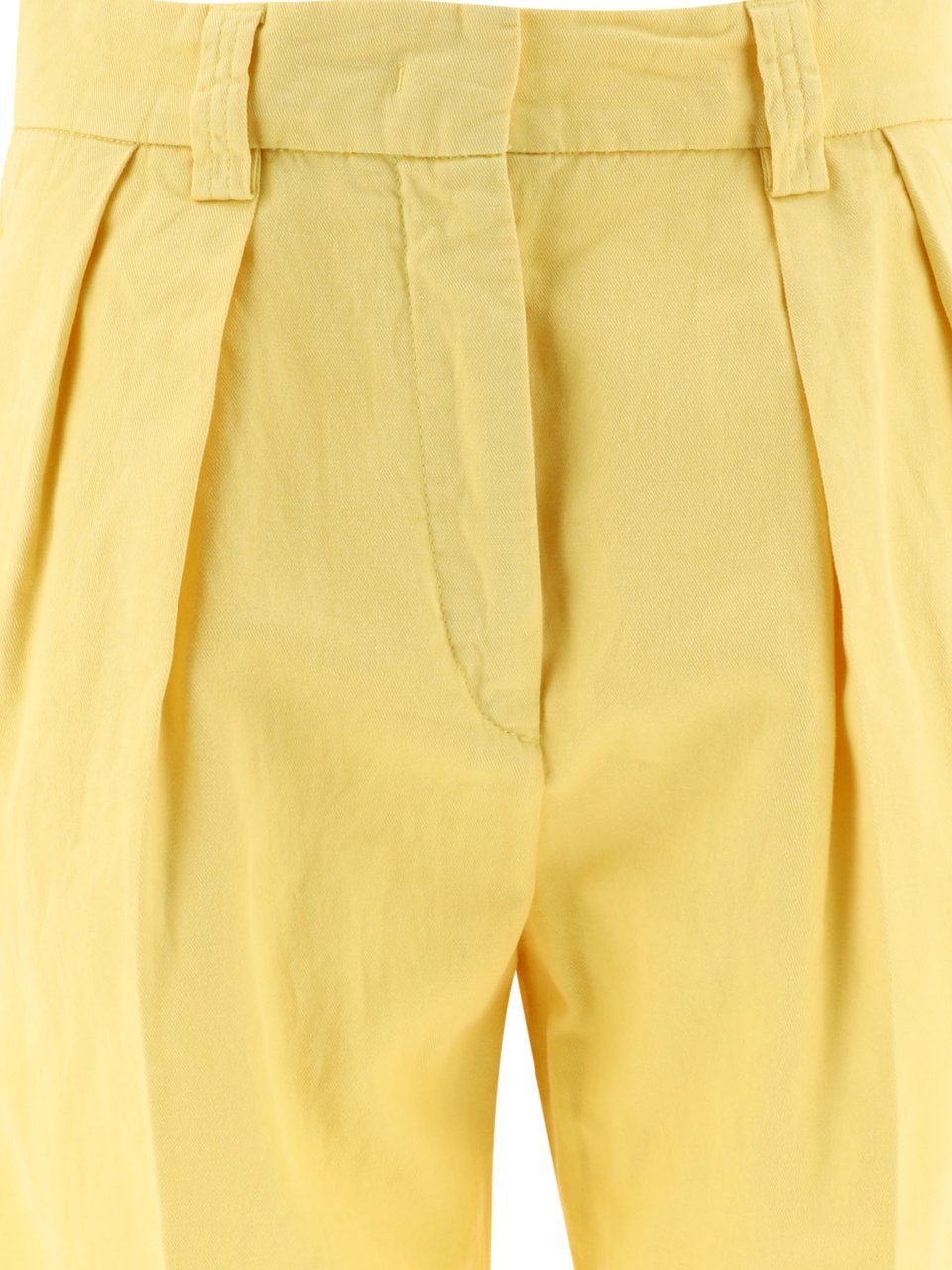 Aspesi Pleated shorts Geel
