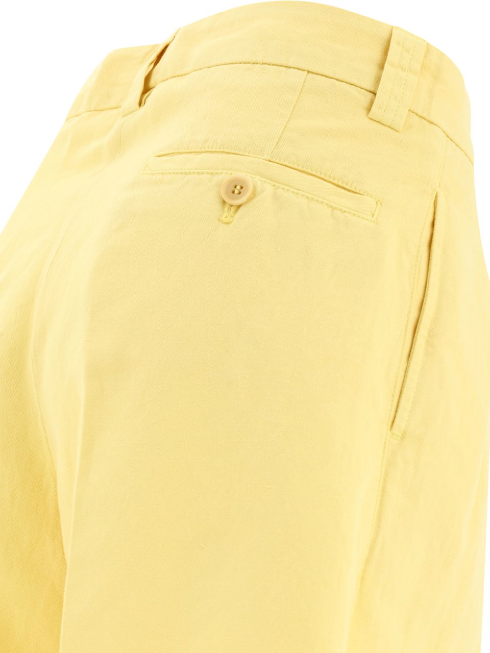 Aspesi Pleated shorts Geel
