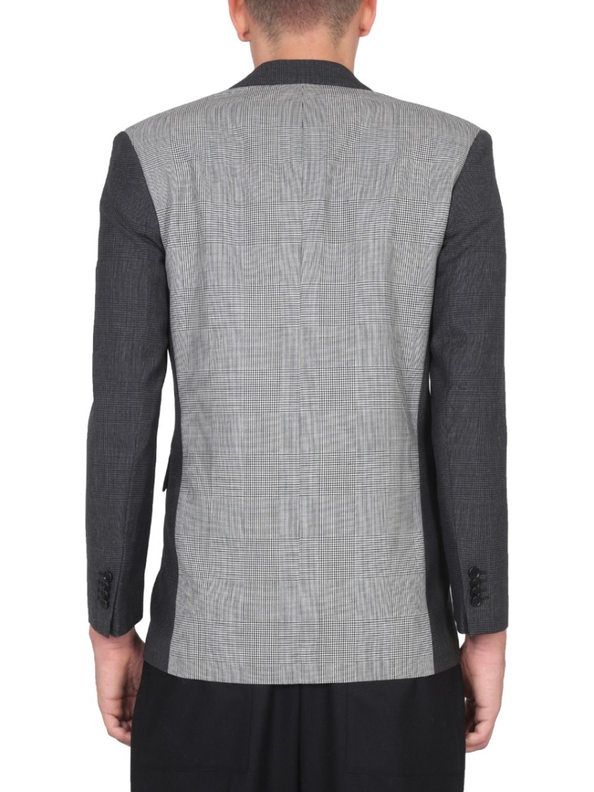 Aspesi Single-Breasted Virgin Wool Jacket Zwart