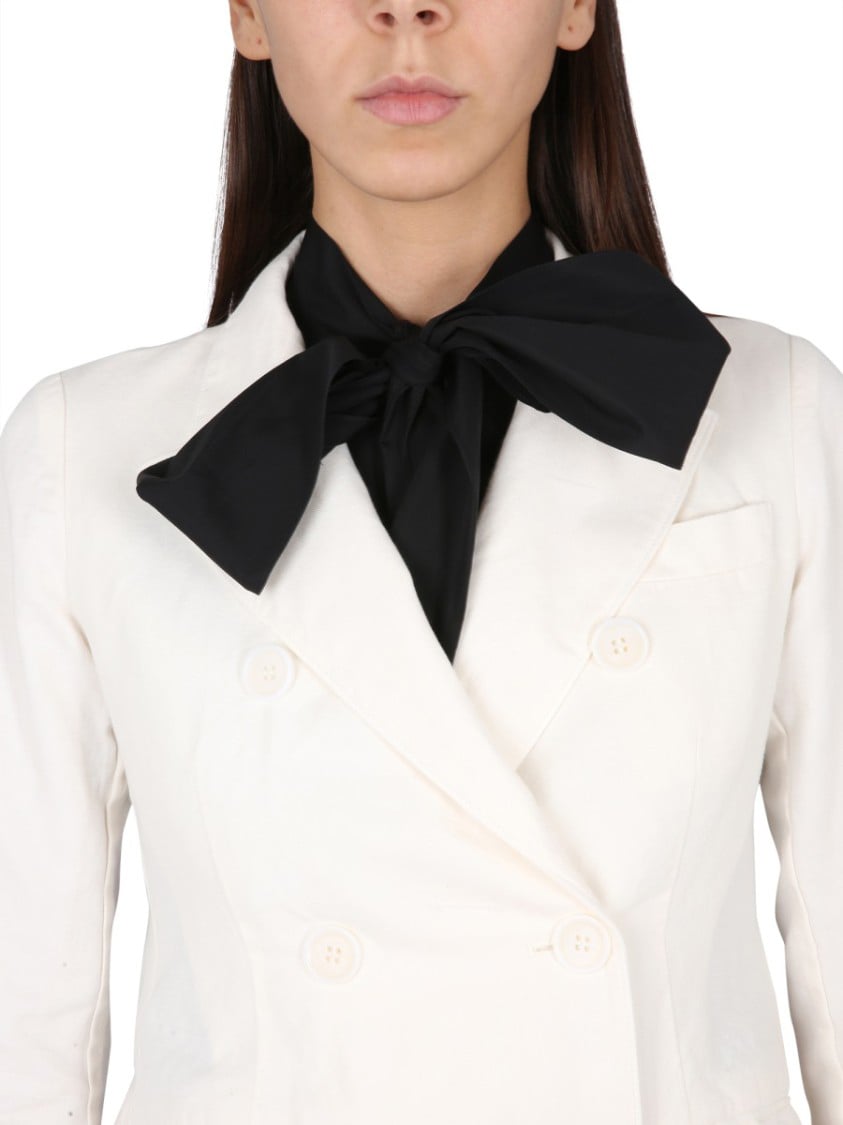 Aspesi Double-Breasted Jacket With Peaked Lapels Wit