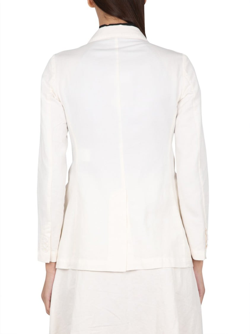 Aspesi Double-Breasted Jacket With Peaked Lapels Wit