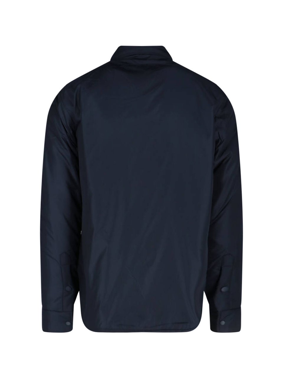 Aspesi Navy Blue Re-Shirt Nylon Casual Shirt Blauw
