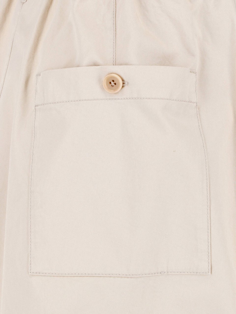 Aspesi Beige Pleated Midi Cotton Skirt Skirt Neutraal