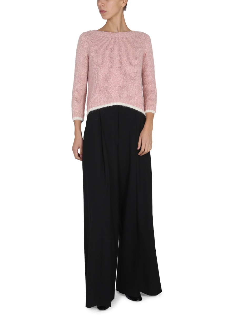 Aspesi ALPACA BLEND SWEATER Roze
