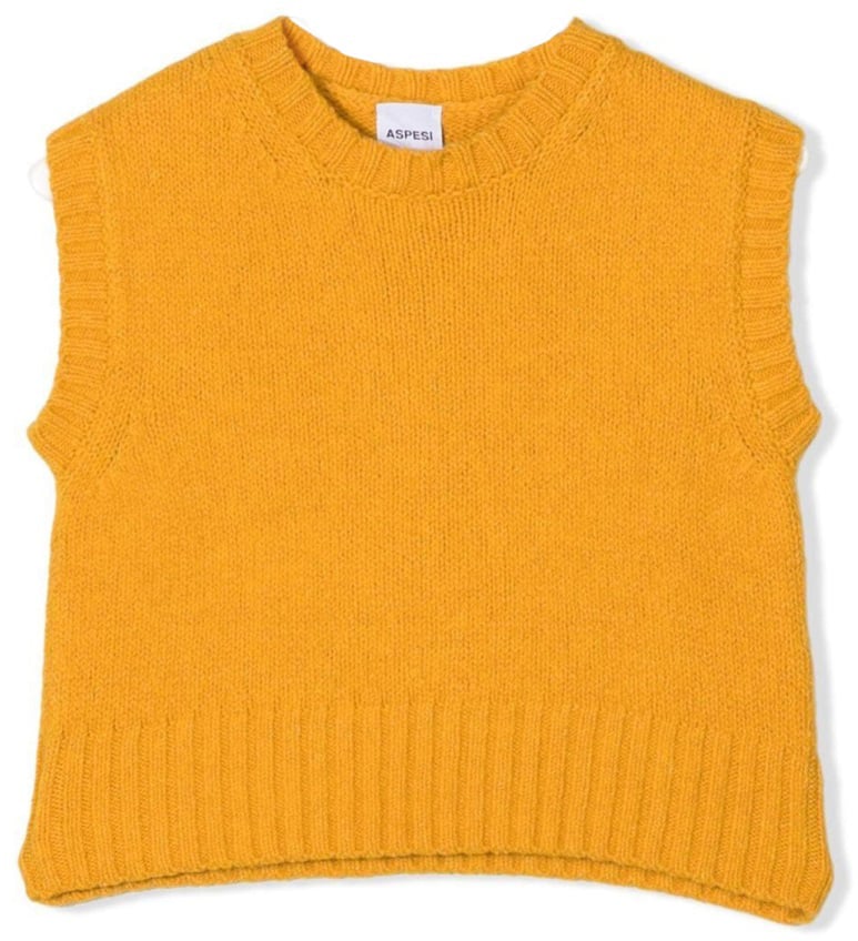 Aspesi TRICOT VEST. Geel