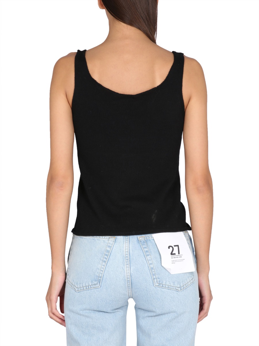 Aspesi COTTON TOPS. Zwart