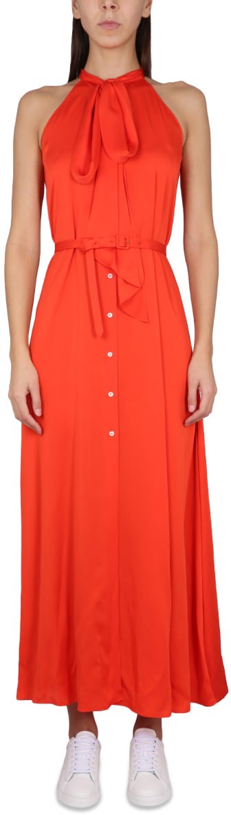 Aspesi BELTED DRESS Oranje