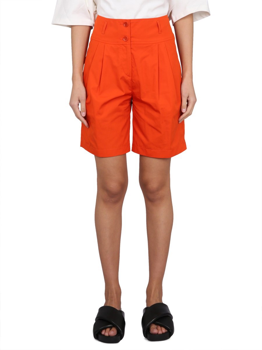Aspesi COTTON POPLIN SHORTS Oranje