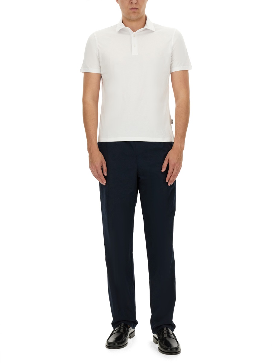 Aspesi COTTON POLO Wit