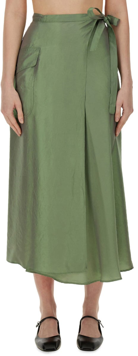 Aspesi SKIRT WITH BOW Groen